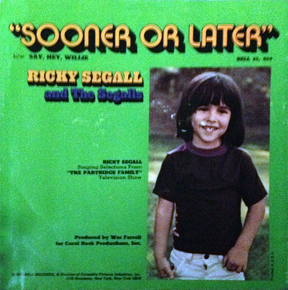 Actor Ricky Segall Sooner or Later by Ricky Segall and The Segalls (Single): Reviews ...