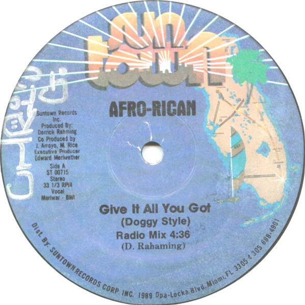 Afro Rican Give It All You Got
