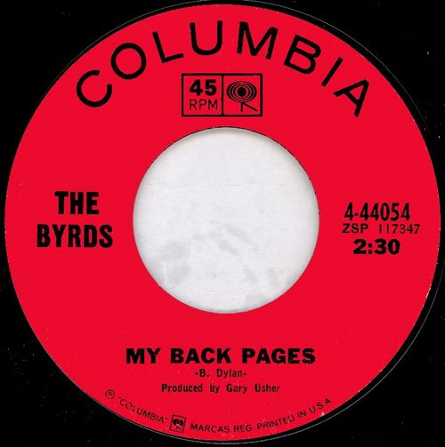 My Back Pages / Renaissance Fair by The Byrds (Single, Folk Rock