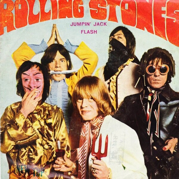 The Rolling Stones 'Jumpin' Jack Flash' 1968 Promo Poster – Vintage Concert Poster