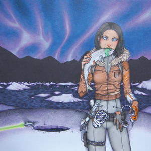 Cover art for Spiritual Sci-Fi by Kurt Weisman