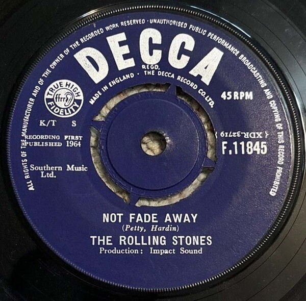 Not Fade Away / Little by Little by The Rolling Stones (Single