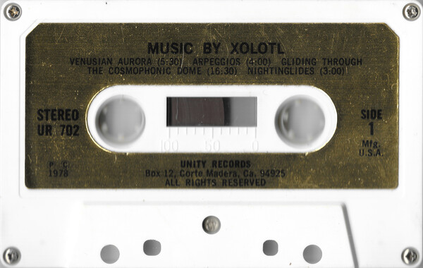 Cover art for Music by Xolotl by Bernard Xolotl