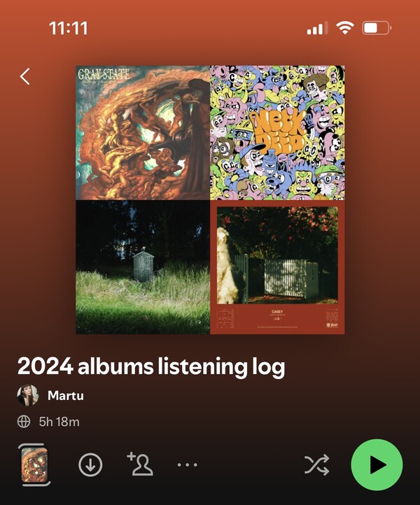 2024 albums and EPs I listened - Rate Your Music