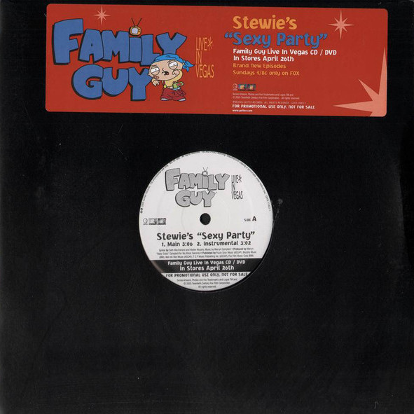 Stewie's "Sexy Party" by Family Guy (Single, Musical Comedy): Reviews