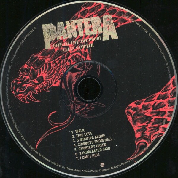 米2LP Pantera Official Live: 101 Proof R162068 EastWest Records Ame 未開封 /00660 米2LP Pantera Official Live: 101 Proof R162068 EastWest