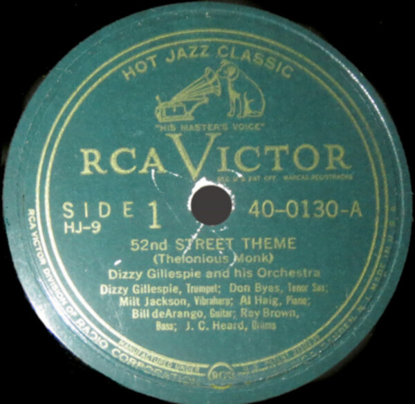 52nd Street Theme / Night in Tunisia (Interlude) by Dizzy