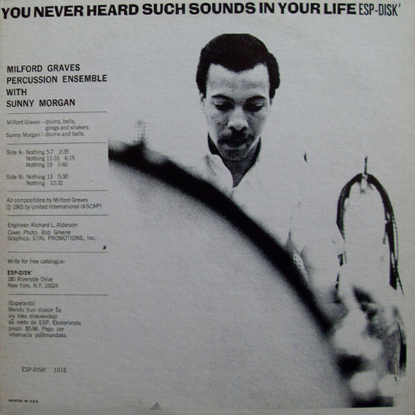 米LP Milford Graves B?bi SV196  /00260 Milford Graves Albums: songs, discography, biography, and