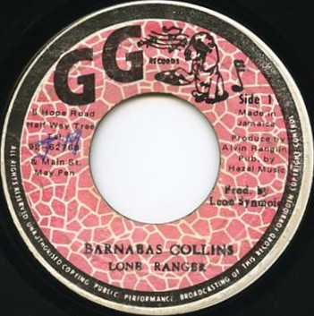 Barnabas Collins / Dub Part Two by Lone Ranger / Ansel Collins (Single ...