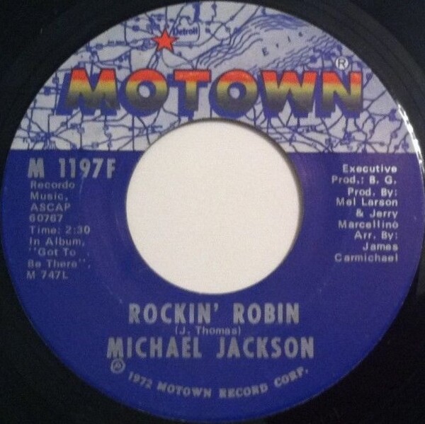 Michael Jackson Rocking Review for Rockin' Robin / Love Is Here and Now You're Gone - Michael ...