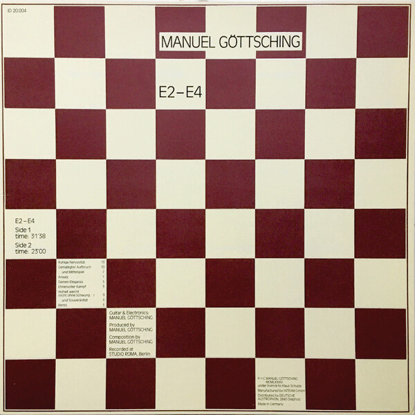 E2-E4 by Manuel Göttsching (Album, Progressive Electronic