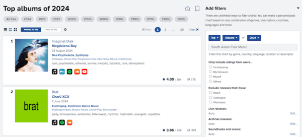 How to discover music using RYM - Rate Your Music