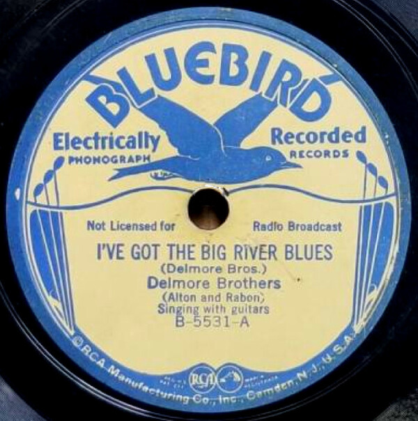 I've Got the Big River Blues / Blue Railroad Train by Delmore Brothers ...