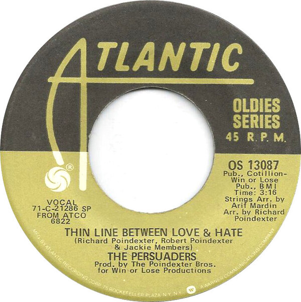 Thin Line Between Love and Hate / Love Gonna Pack Up (And