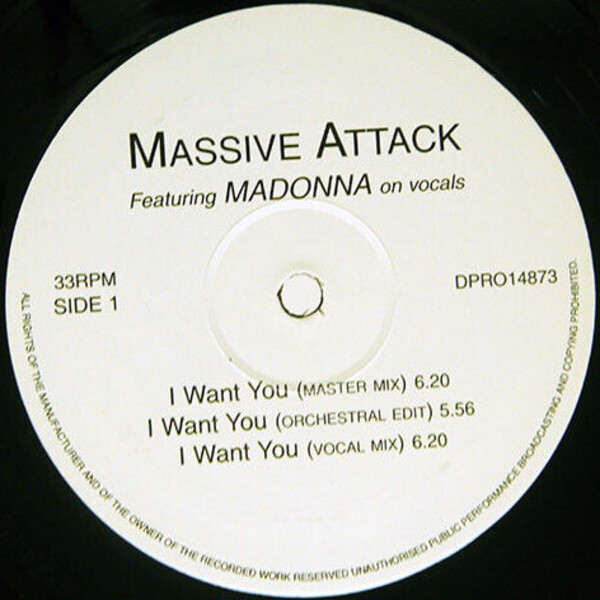 Massive Attack I Want You madonna レア盤 I Want You by Massive Attack (Bootleg, Trip Hop): Reviews, Ratings