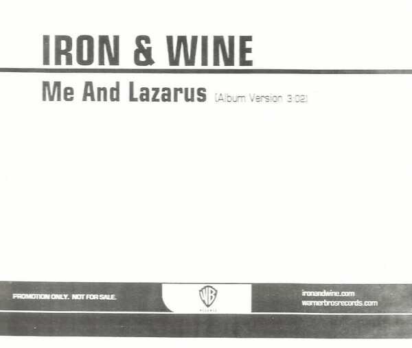 Me and Lazarus by Iron and Wine (Single, Indie Pop) Reviews, Ratings, Credits, Song list Rate