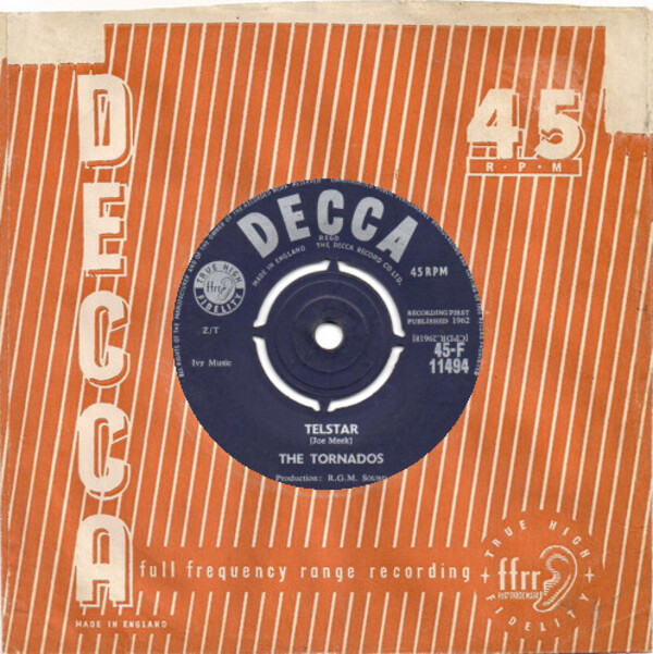 Telstar / Jungle Fever by The Tornados (Single, Space Age Pop) Reviews