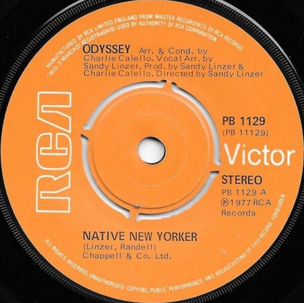 Native New Yorker / Ever Lovin' Sam by Odyssey (Single