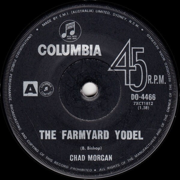 4BC Country & Western Chart 01 November 1964 Brisbane QLD Australia