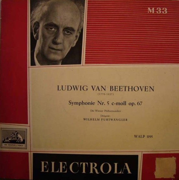 33 R&b Walp Symphonie Nr.5 C-Moll Op. 67 by Vienna Philharmonic Orchestra / Wilhelm ...