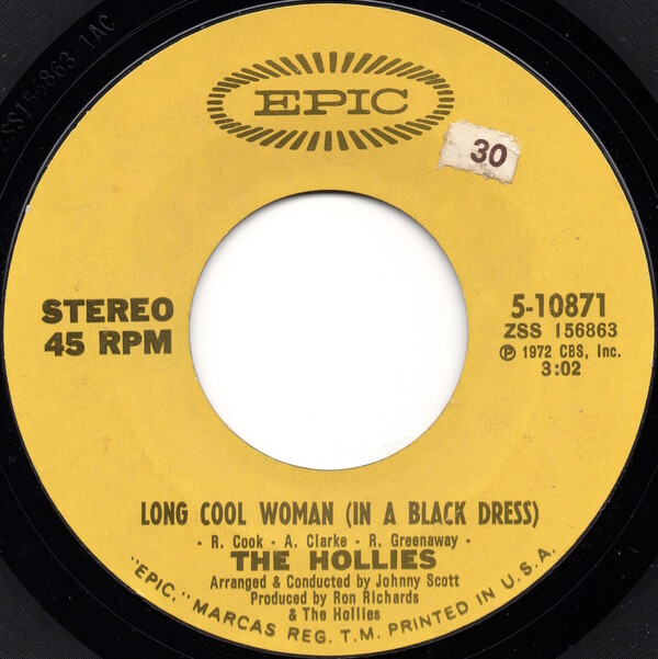 Long Cool Woman (In a Black Dress) / Look What We've Got by The Hollies  (Single; Epic; 5-10871): Reviews, Ratings, Credits, Song list - Rate Your  Music