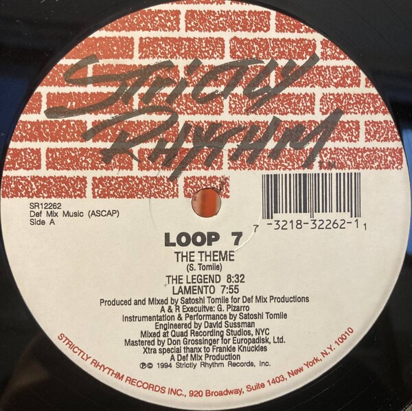 The Theme by Loop 7 (Single; Strictly Rhythm; SR 12 262): Reviews ...