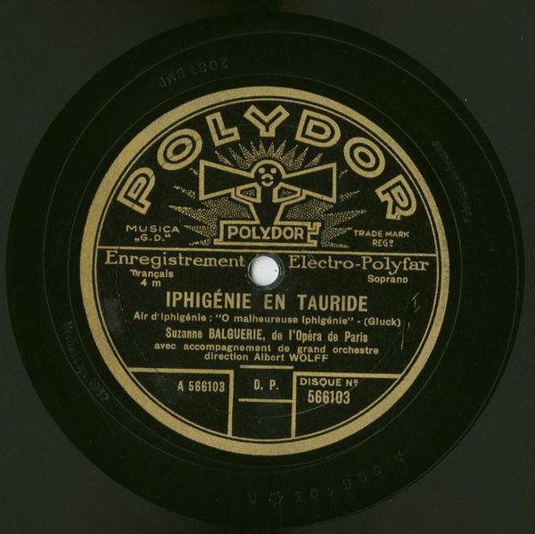 Iphigénie en Tauride "Ô malheureuse Iphigénie"; Alceste "Divinités du