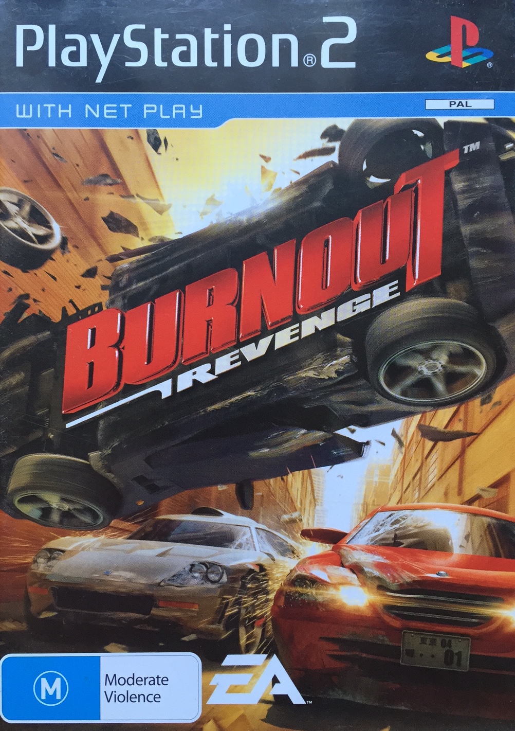 Jeu Burnout Revenge PS2 - Version PAL Complète (boîte, Notice), Très Bon état
