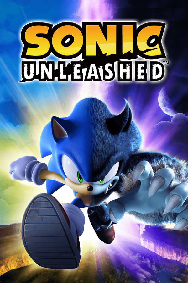 Sonic Unleashed Xbox 360 PS3 video game 3D platformer beat em up werewolf fantasy science fiction third person day night cycle hub world boss fight reviews ratings Glitchwave