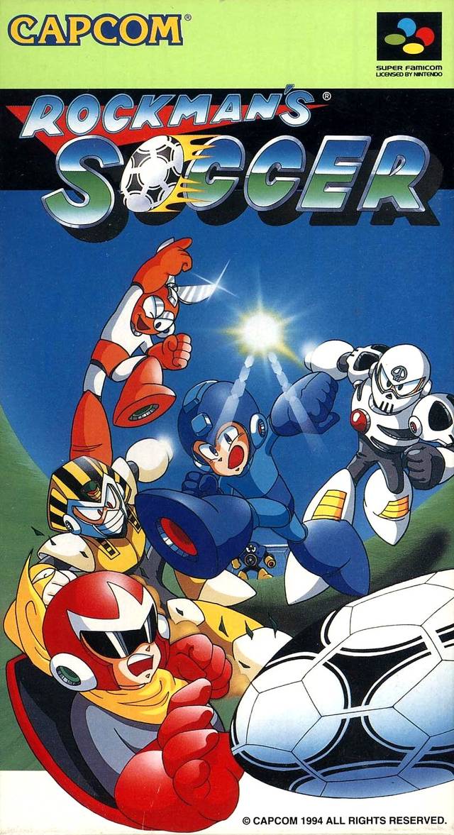 MEGAMAN SOCCER（ロックマンズサッカー）　スーパーアダプター付き Mega Man Soccer (video game, association football, robot, science