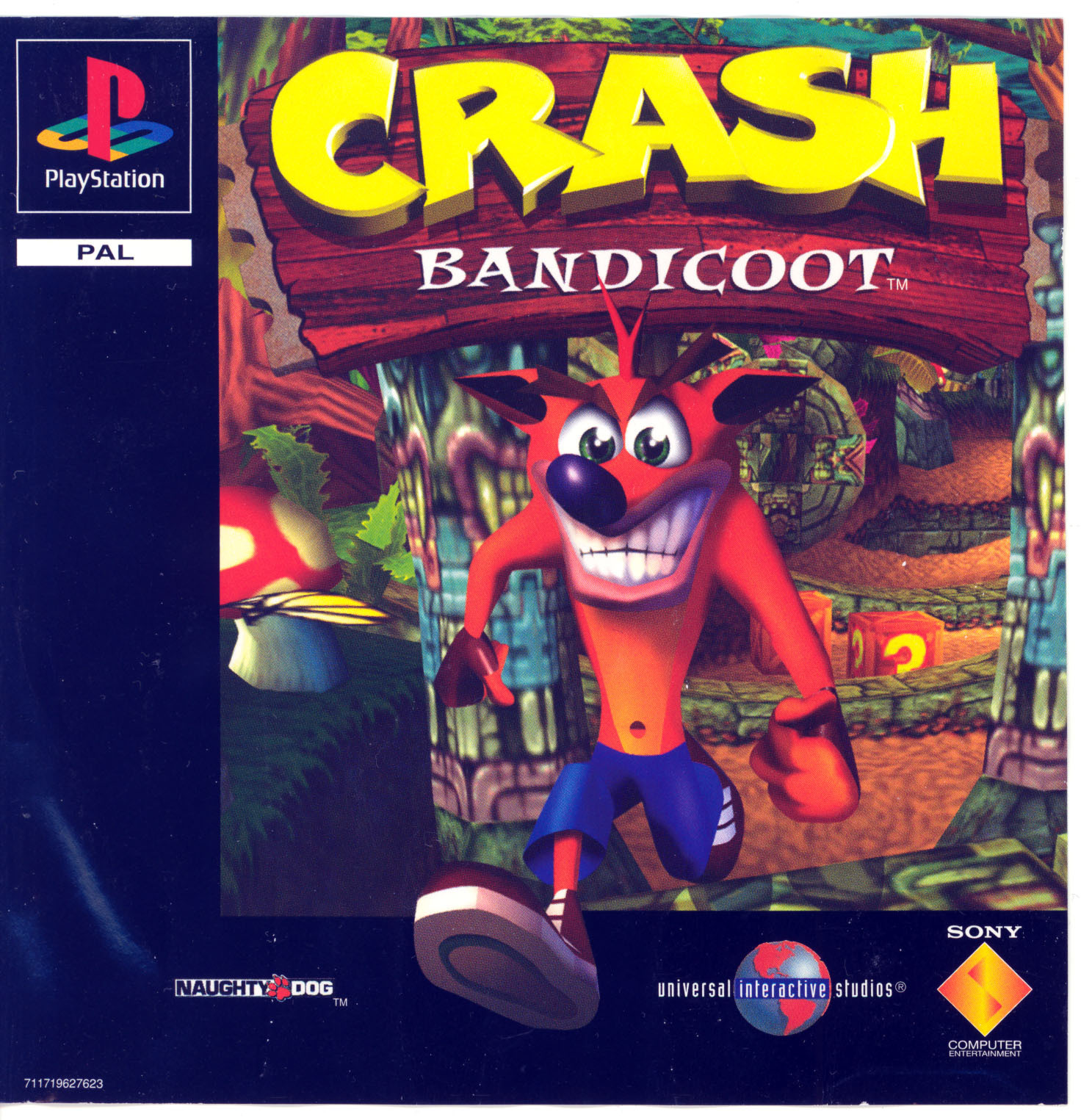 Crash Bandicoot (video game, PS1, 1996) reviews & ratings
