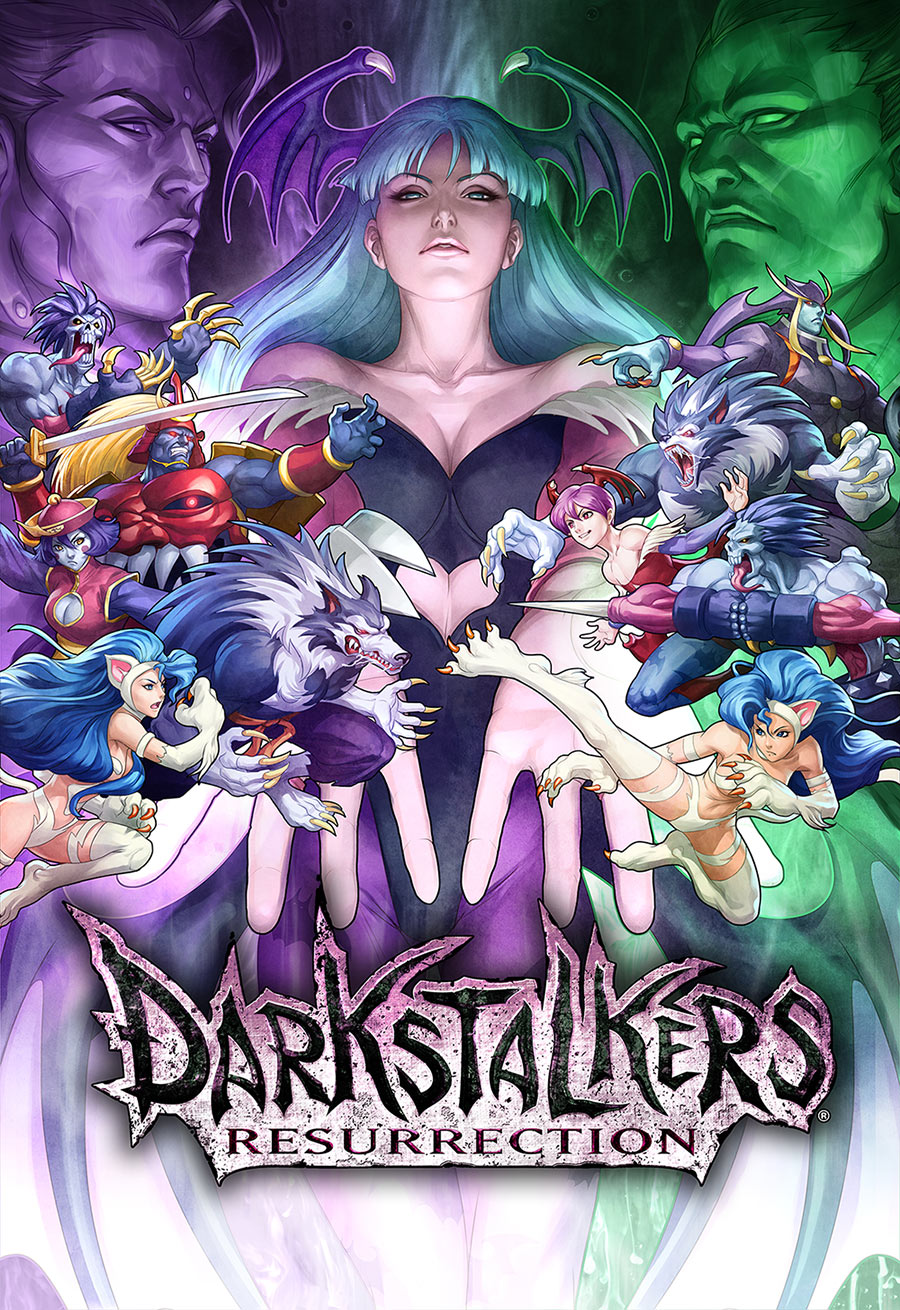 Darkstalkers: Resurrection (video game, gothic, fighting, undead