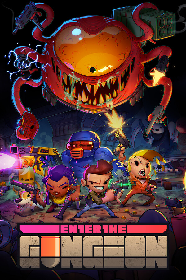 Enter the Gungeon (video game, twin-stick shooter, action