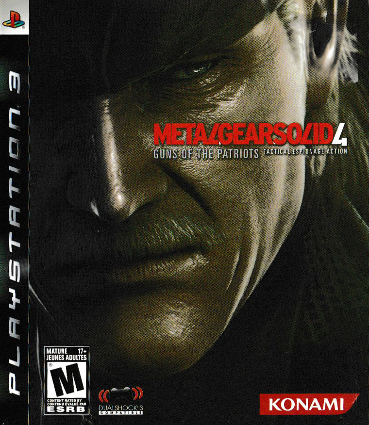 Metal Gear Solid 4: Guns of the Patriots (video game, PS3, 2008) reviews &  ratings - Glitchwave
