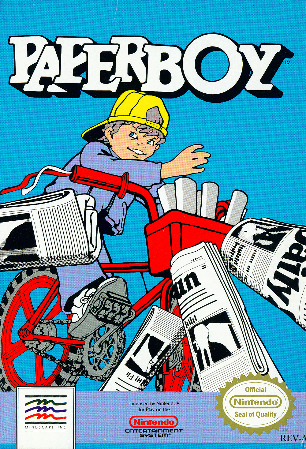 ガイ Paperboy (video game, NES, 1988) reviews & ratings