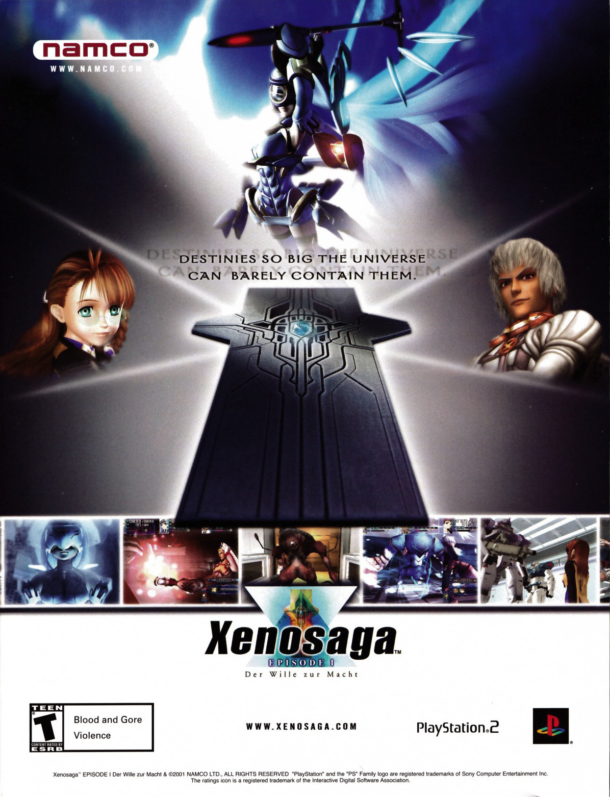 Xenosaga Episode I: Der Wille zur Macht (video game, JRPG, science