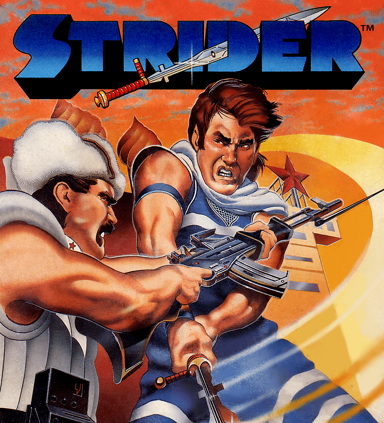 Strider [NES] (video game, 2D platformer, action, metroidvania 