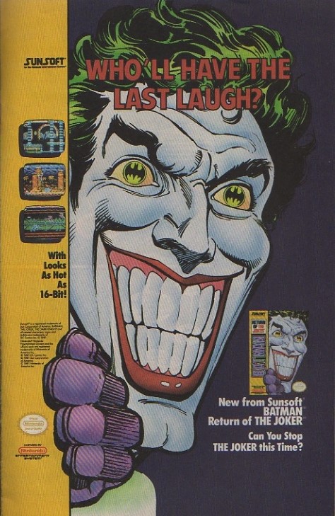 Batman: Return of the Joker (video game, superhero, 2D