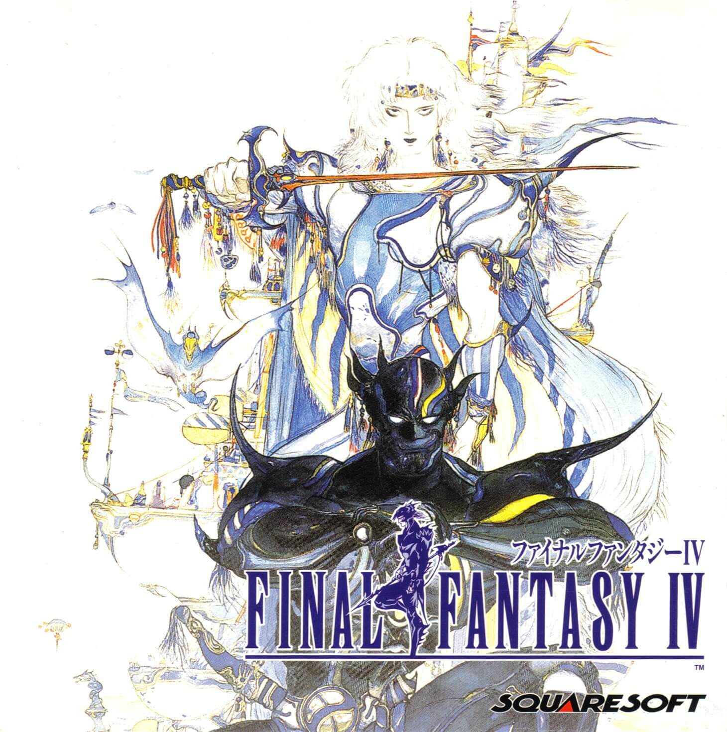 Final Fantasy IV (video game, JRPG, high fantasy, turn-based