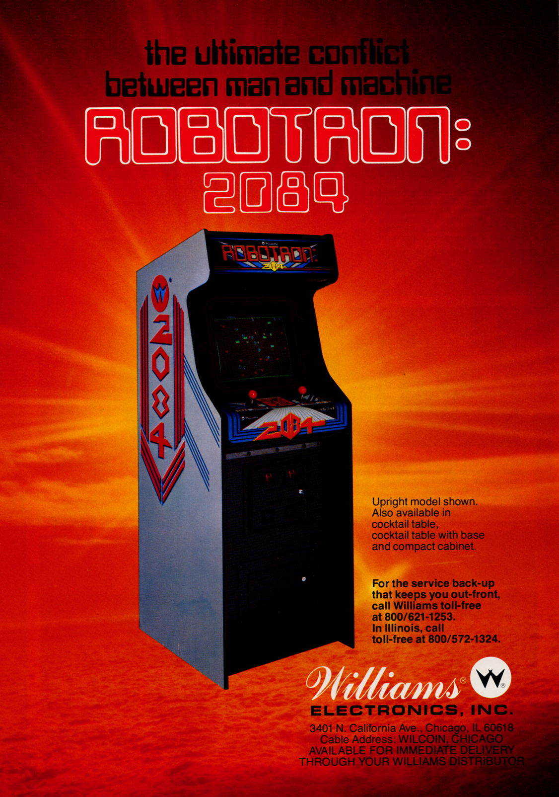 Robotron: 2084 (video game, twin-stick shooter, dystopian, arcade