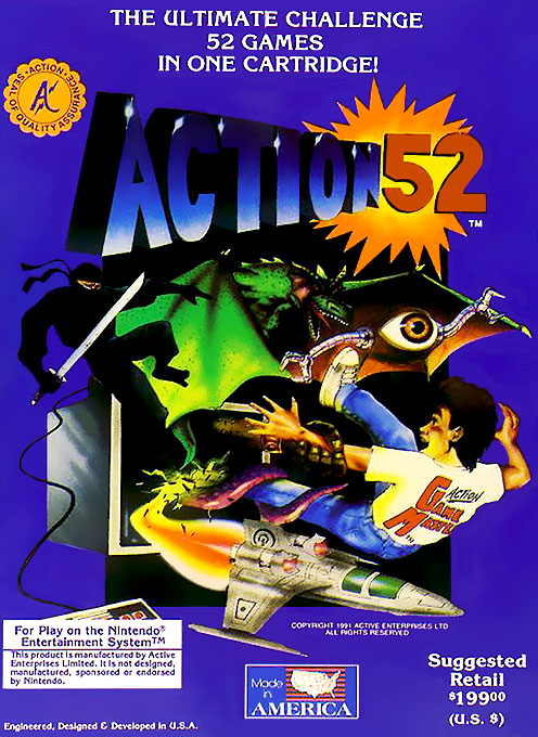 Action 52 (video game, 2D platformer, scrolling shooter