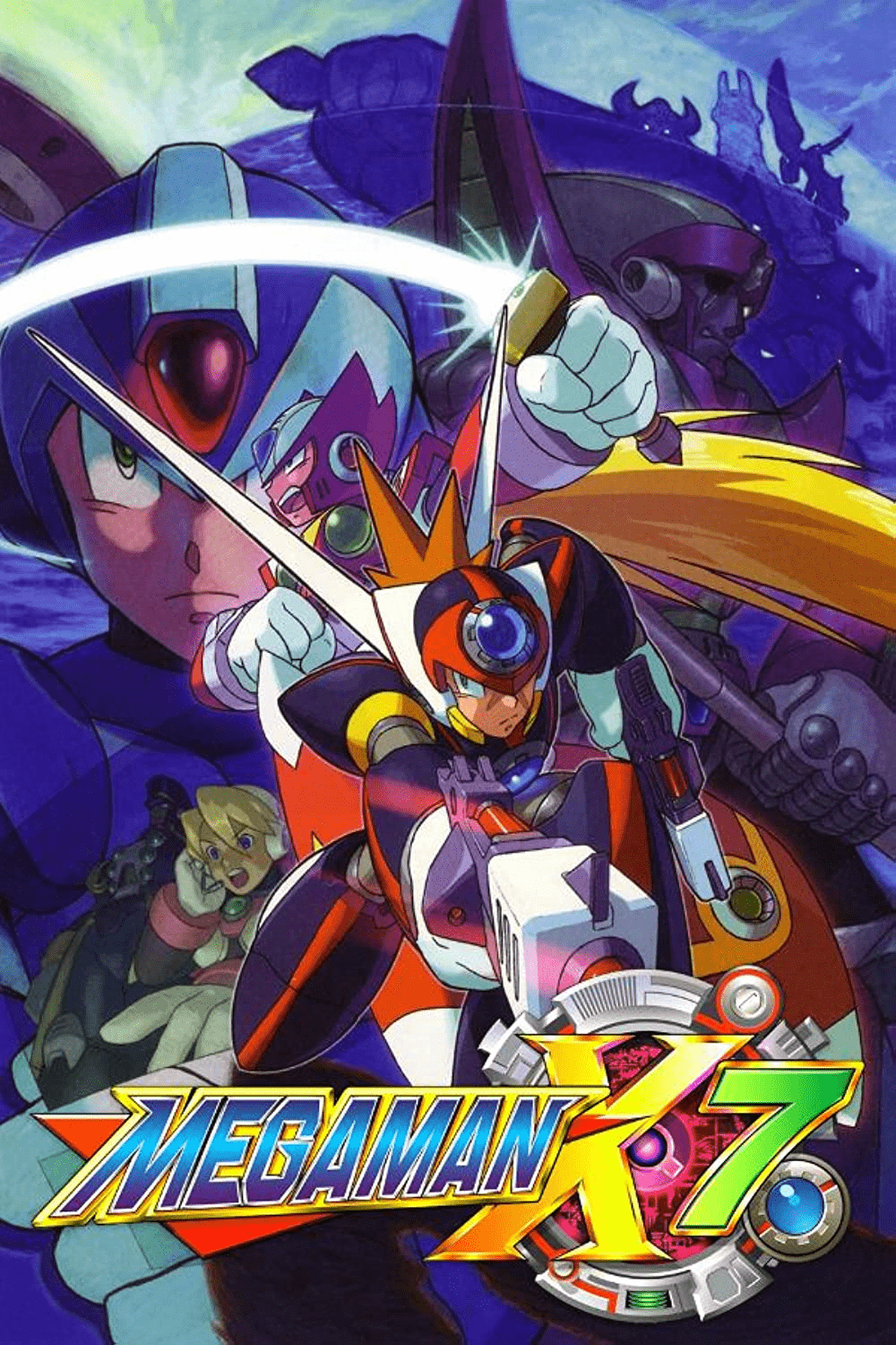 Mega Man X7 (video game, 3D platformer, robot, science fiction
