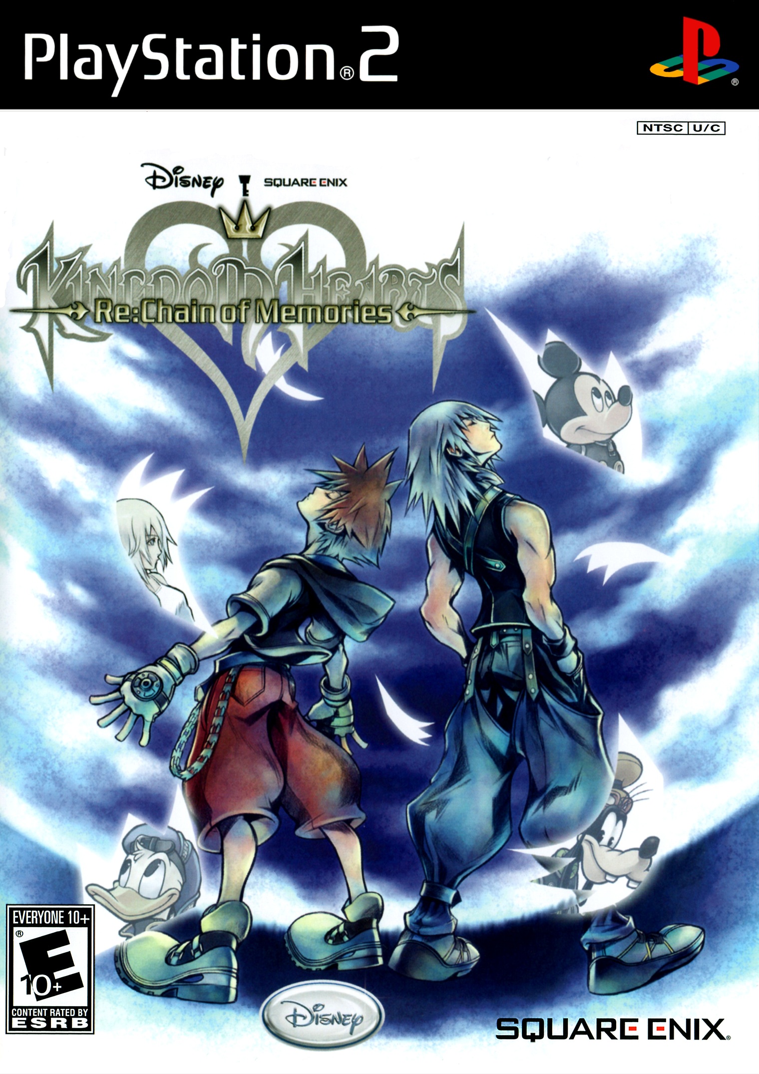 Kingdom Hearts Re: Chain of Memories (video game, PS2, 2008