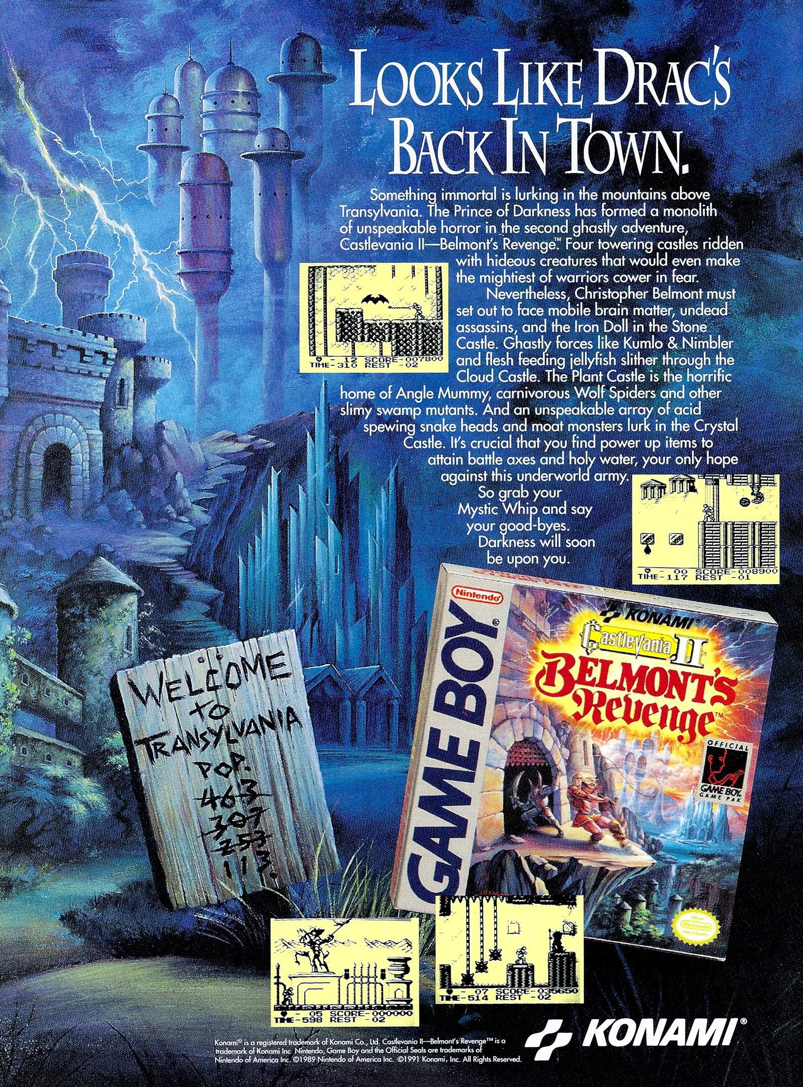 海外版　Castlevania II Belmont's Revenge Castlevania II: Belmont's Revenge - IGN