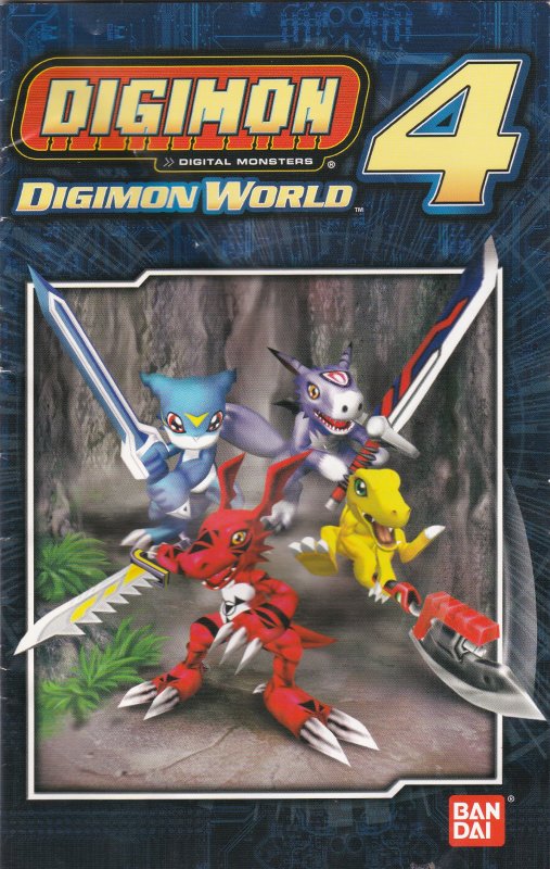 Digimon World 4 (video game, science fiction, action RPG