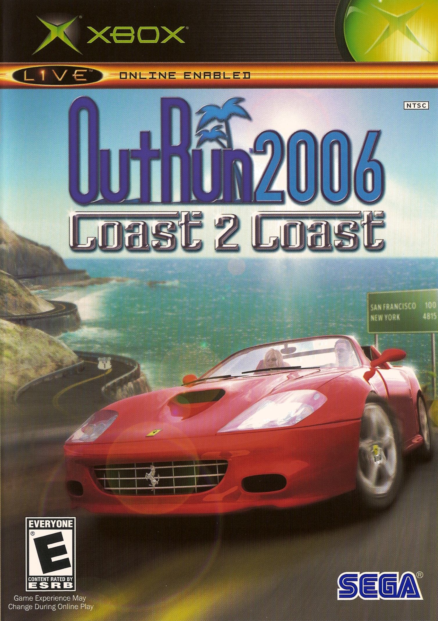 OutRun 2006: Coast 2 Coast (video game, Xbox, 2006) reviews