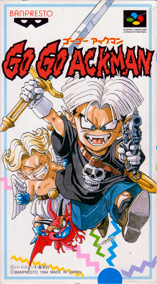 Go Go Ackman [ゴーゴーアックマン] (video game, SNES, 1994
