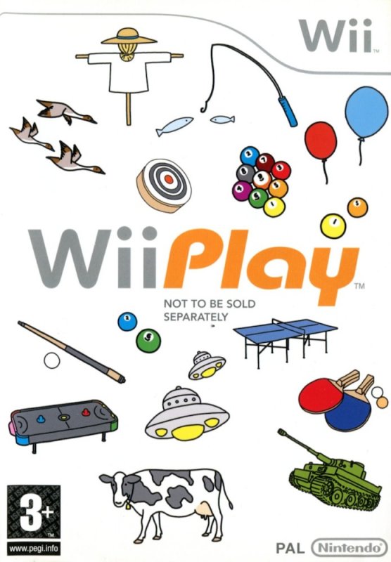 Wii Play video game party motion control reviews ratings Glitchwave video games database