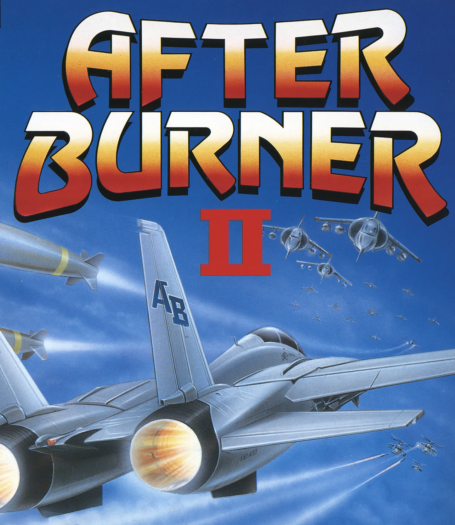 アフターバーナー Ⅱ After Burner II (video game, rail shooter, arcade, flight