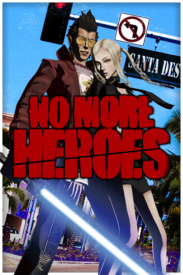 No More Heroes (video game, black comedy, satire, stylish
